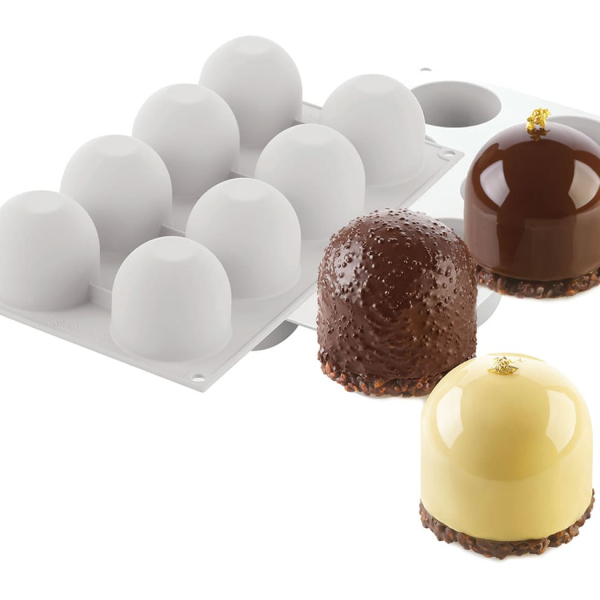 Форма силиконовая Silikomart DOME 8 шт