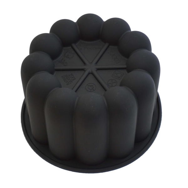 Силиконовая форма для муссовых бенто тортов "Савоярди Бенто" Круглая