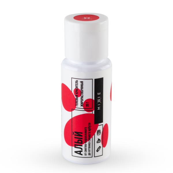 Краситель гелевый жирорастворимый MIXIE Алый 20 г