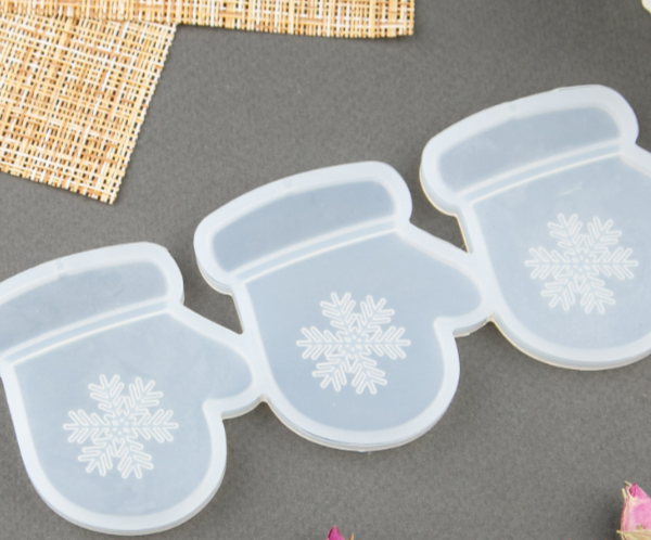 Силиконовая форма для леденцов "Варежка 3в1"