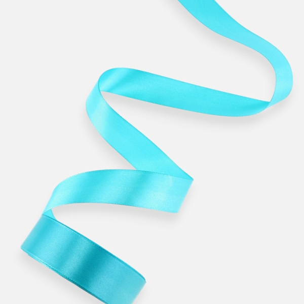 Лента атласная Бирюзовая  25 мм 23±1 м