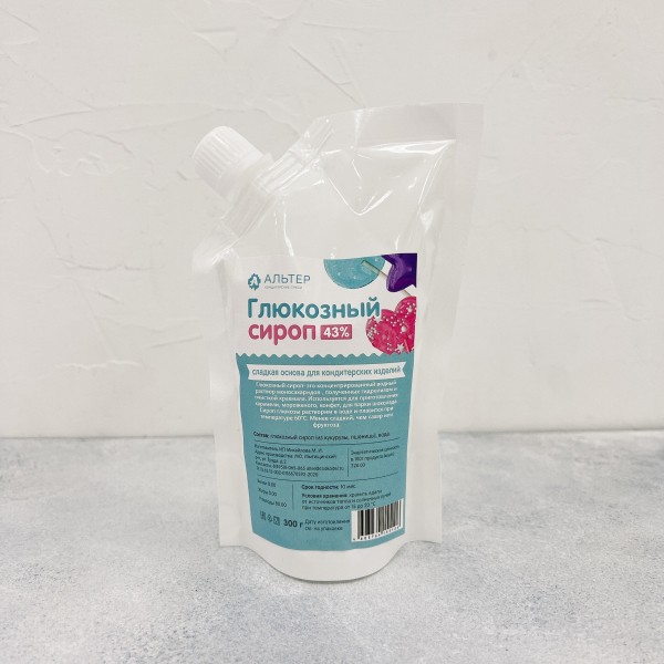 Глюкозный сироп Альтер 43% 300 г Россия