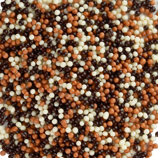 Посыпка из дутого риса в шоколадной глазури Микс Ассорти 50 г