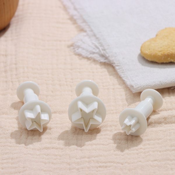 Набор плунжеров Мелкие звёздочки 3 шт