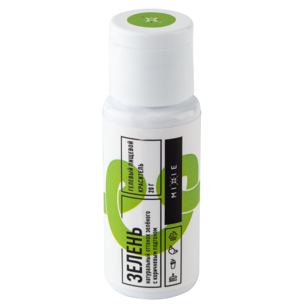 Краситель гелевый водорастворимый MIXIE Зелень 20 г