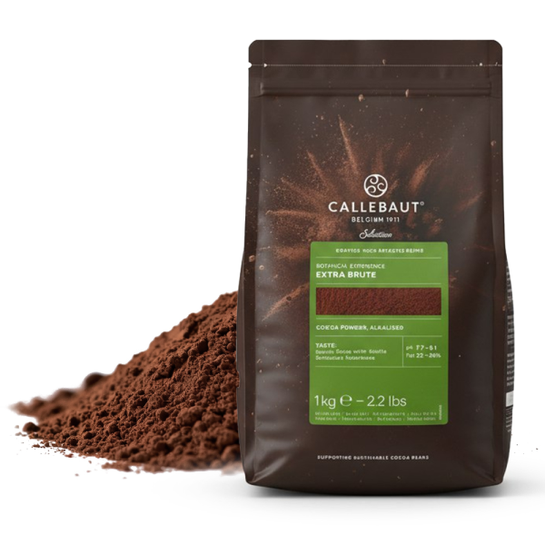 Какао-порошок CACAO BARRY Extra Brute Алкализованный 1 кг