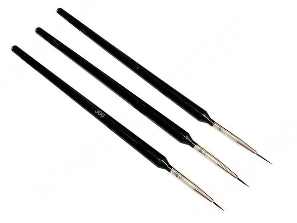 Набор кисточек для росписи 3 шт