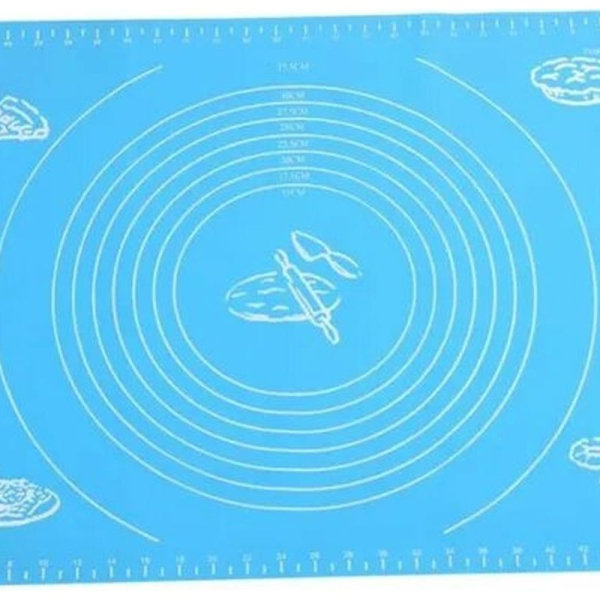 Коврик силиконовый с разметкой 70х70 см