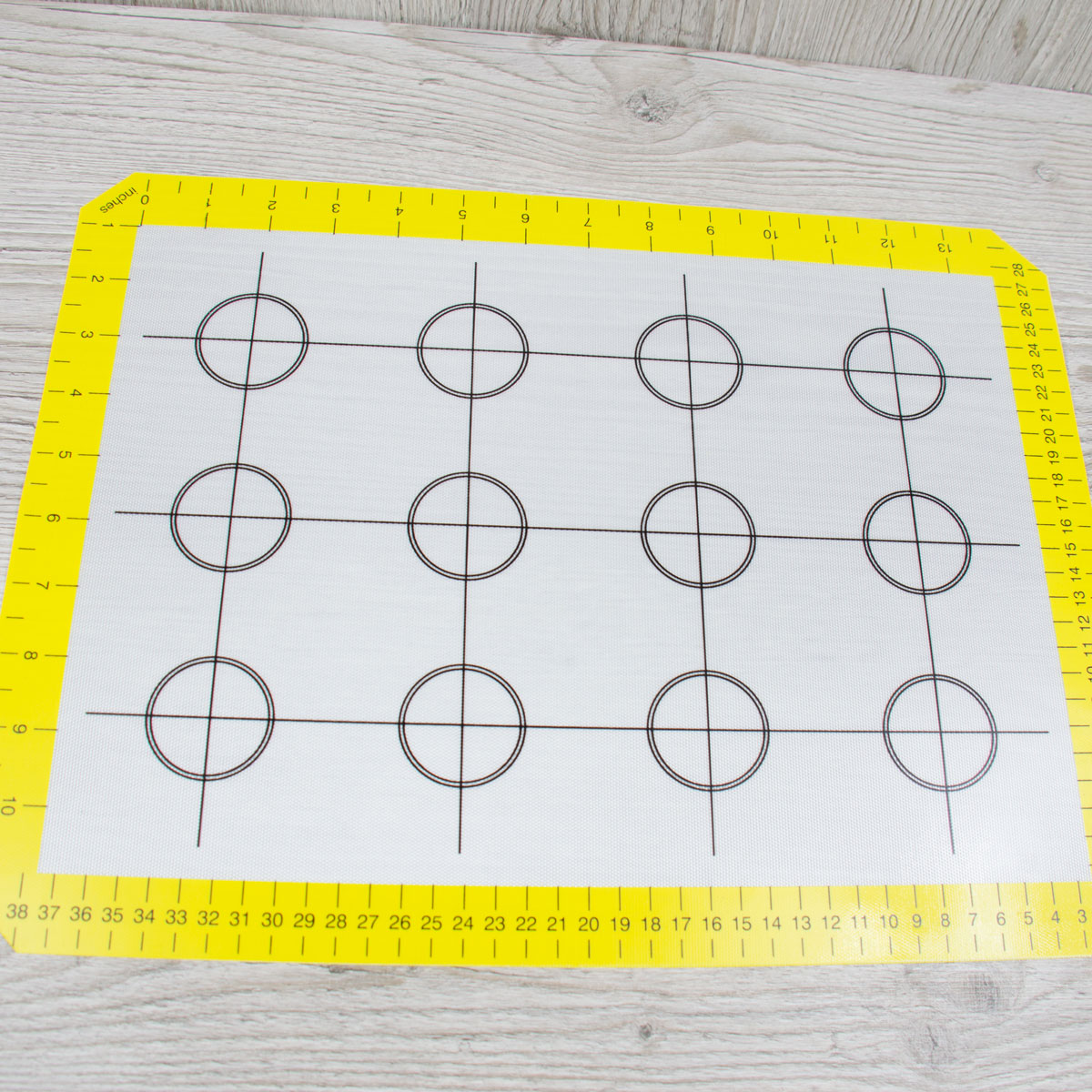 коврик-сил-арм-для-мак-12-шт Коврик силиконовый армированный для макарон 40х30 см (12 шт) — изображение 1