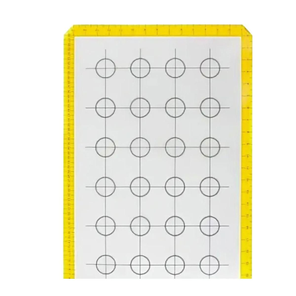 Коврик силиконовый армированный для макарон 60х40 см(24 шт)