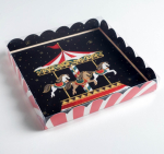 Коробка для сладостей "Happy New Year" 21х21х3 см