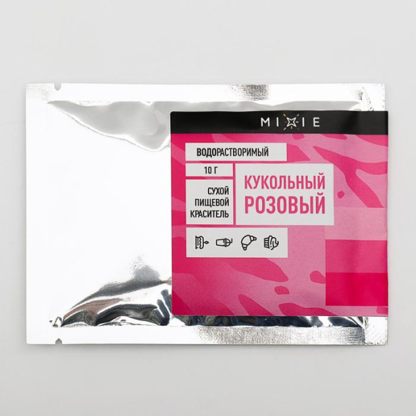 Краситель пищевой сухой водораств. MIXIE Кукольный розовый 10 г