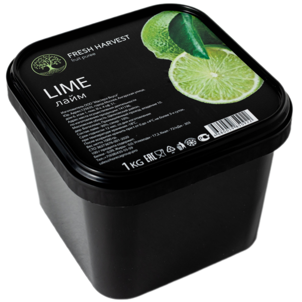 Пюре замороженное Fresh Harvest Лайм 1 кг