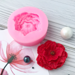 Силиконовый молд "Маковый цветок" — изображение 2