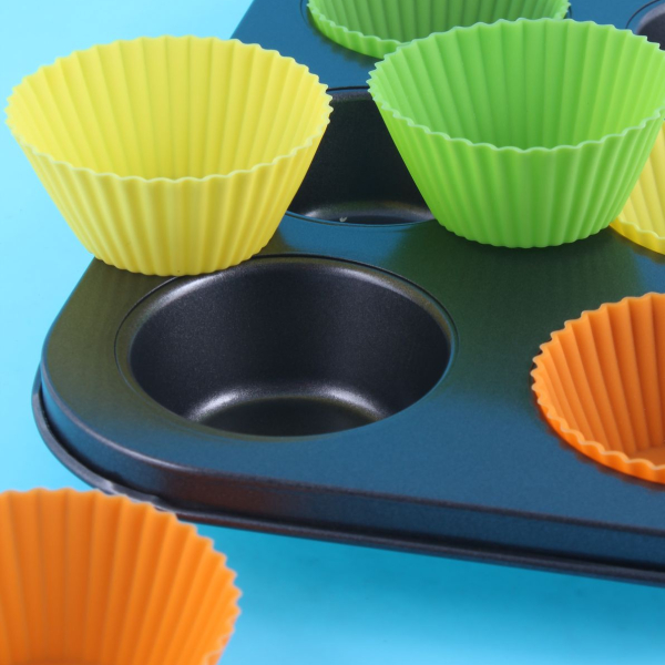 Форма металическая для выпечки Мини Капкейков 24 шт + 24 силиконовых форм