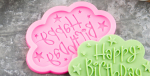 Силиконовый молд ''Облачко Happy Birthday" — изображение 2