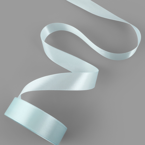 Лента атласная нежно-голубая 25 мм 23±1 м №13