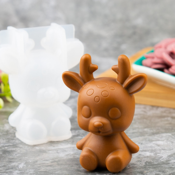Молд силиконовый 3D Оленёнок