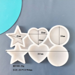 Силиконовая форма для леденцов "Погремушки ассорти 3 фигуры" — изображение 2