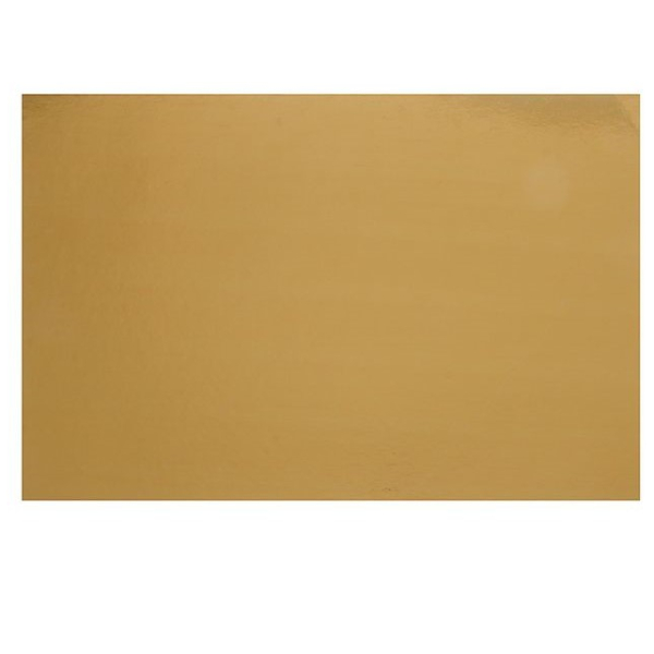 Подложка под торт Золото/Белый 3,2 мм 30х40 см Прямоугольная