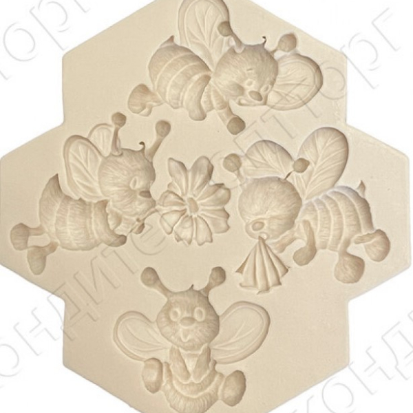 Молд силиконовый "пчелки"