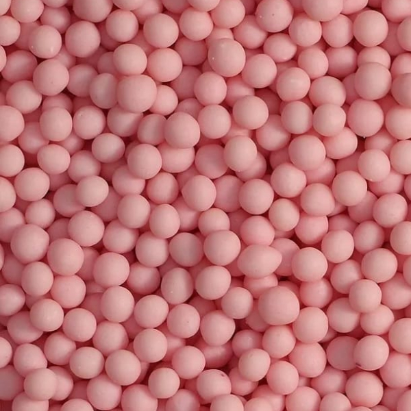 Воздушный рис Розовый (Матовый) 2-5 мм 500г
