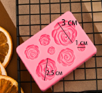 Силиконовый молд "Розы маленькие 7 в 1" — изображение 2