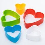 Набор вырубок "Сердечки" 5 шт