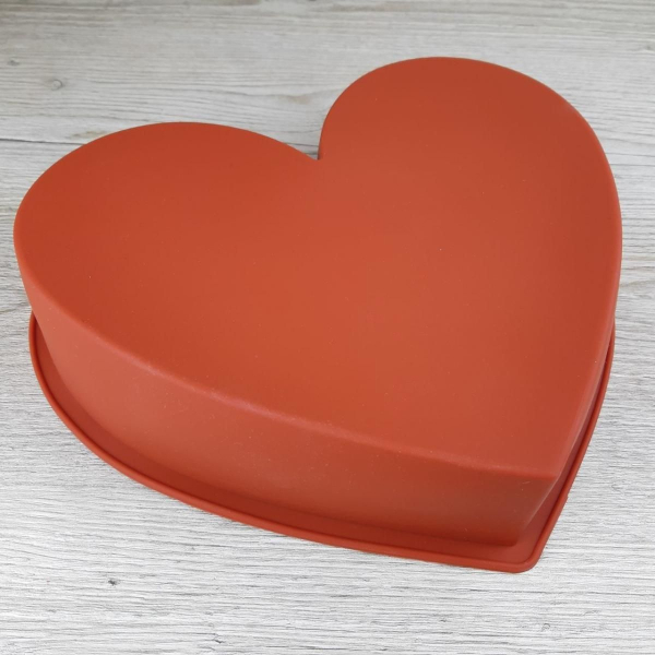 Форма силиконовая Сердце 26 см H 6.5 см