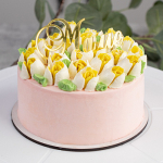 Топпер боковой на торт "Маме" Золотой — изображение 2