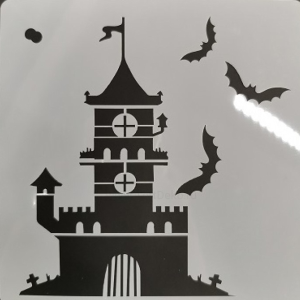 Трафарет "Заколдованный замок" 15х15 см