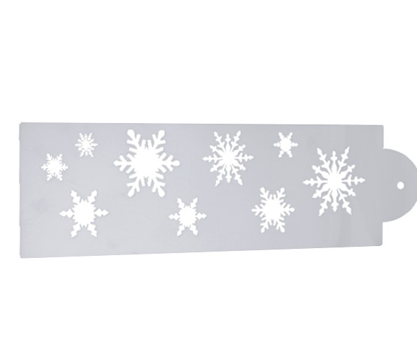 тр-снеж Трафарет "Снежинки" 32х10 см — изображение 1