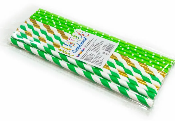 Трубочки бумажные 6х20 мм Тропикана Complement 24 шт