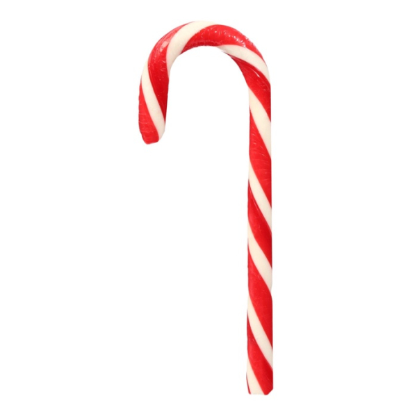 Леденец "Трость новогодняя" со вкусом Клубники