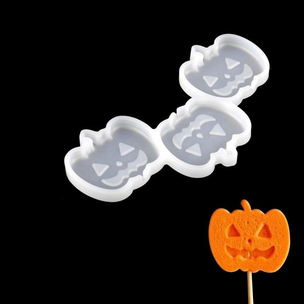 тыква Силиконовая форма для леденцов "Тыквы 3 в 1" — изображение 1