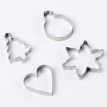 Формы для выпечки новогодние «Волшебные петельки», 4 шт.