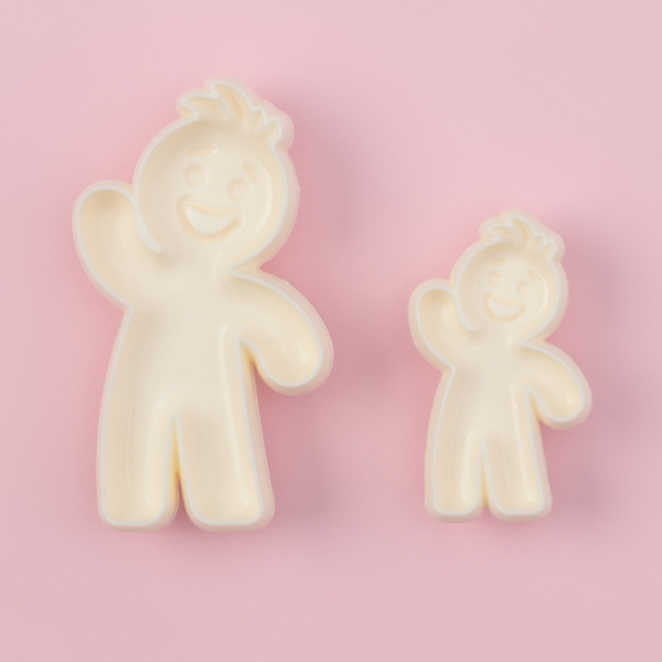 Форма вырубка «Пряничный человек» 2 шт. пластик