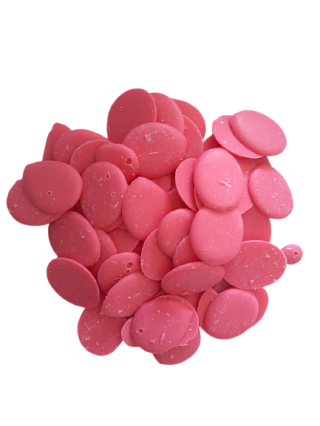 Шоколадная глазурь ШОКОМИЛК Розовая клубничная 100 г