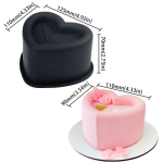 Силиконовая форма для муссовых бенто тортов "Сердечко" — изображение 2