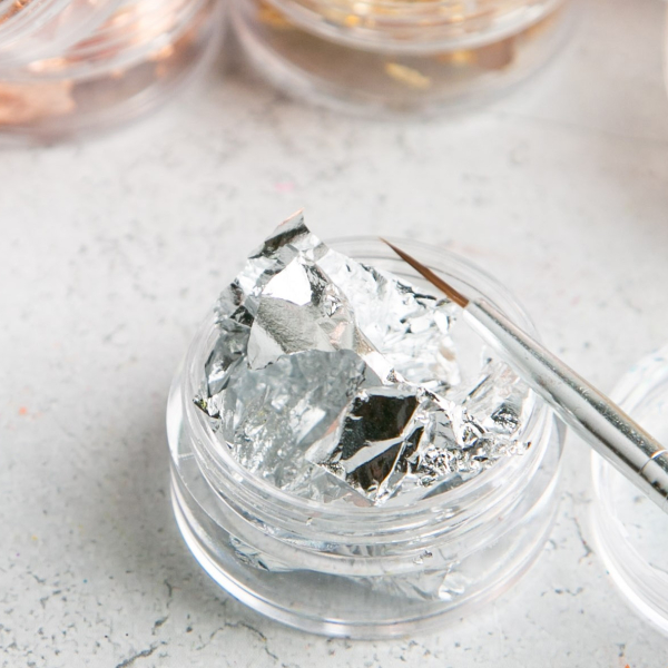 Серебро декоративное Хлопья (баночка)