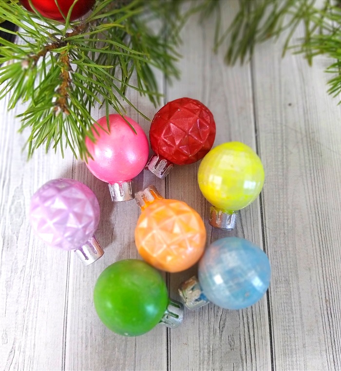 ёлочный-шарик Фигура из глазури "Ёлочный шарик" 3Д ассортимент 1 шт — изображение 1