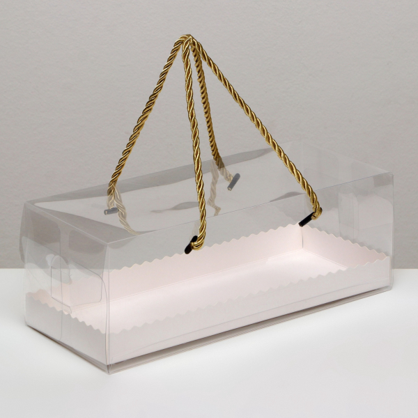 Коробка под рулет белая 27.5×11×9.5