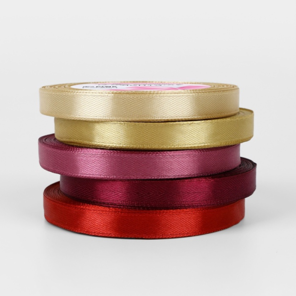 Набор атласных лент Осенний 10 мм 5 шт