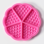 Форма силиконовая для выпечки Вафли венские "Сердце" d=18 см 5 шт — изображение 2