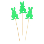 Топпер для торта «Зайка» Голубой/Зеленый 1 шт — изображение 2