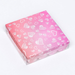 Коробка для печенья «Сердца» 12×12×3 — изображение 2