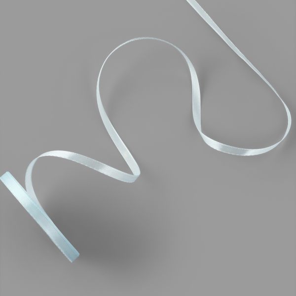 Лента атласная нежно-голубая 6 мм 23±1 м №13