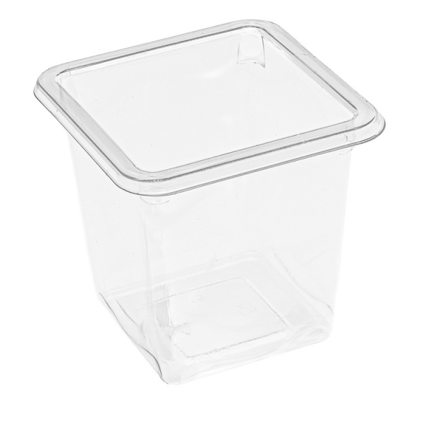 Креманка Квадрат с крышкой Фреш 80х75 см 200 мл