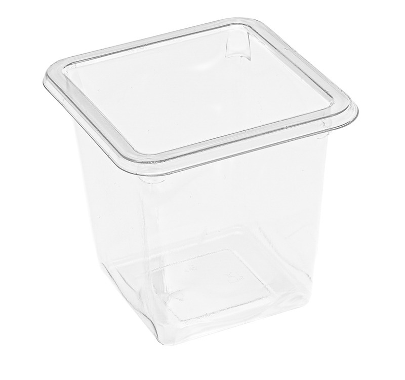 стакан-креманка-фреш Креманка Квадрат с крышкой Фреш 80х75 см 200 мл — изображение 1