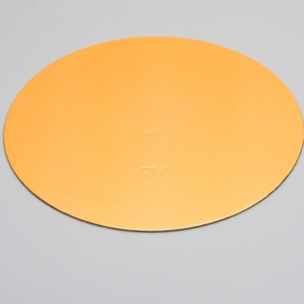 Подложка под торт Золото/Белый 1,5 мм 16 см